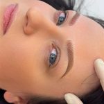 Fresh Ombré powder brow results on a blonde client.