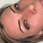 Natural powder brows permanent makeup by Beauty Room Ink in Stafford, Virginia.